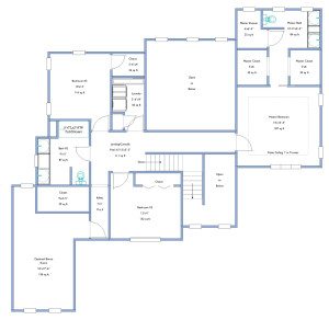 floor plan, upper level