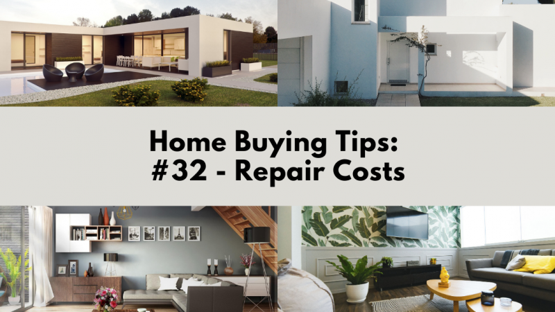 Home Buying Tip: Repair Costs